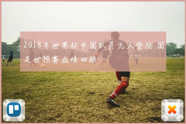 2018年世界杯中国队员无人登场 国足世预赛成绩回顾